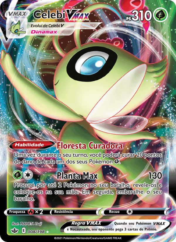 Celebi VMAX, carta 8 di Reinado Arrepiante