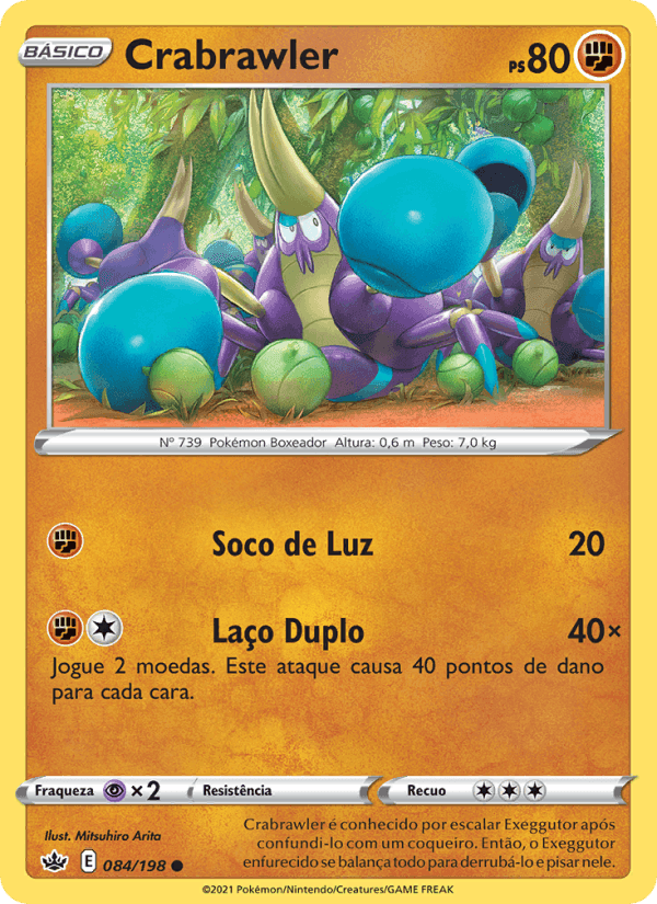 Crabrawler, card 84 from Reinado Arrepiante