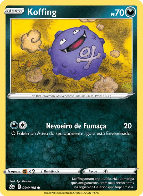 Koffing, carta 94 di Reinado Arrepiante