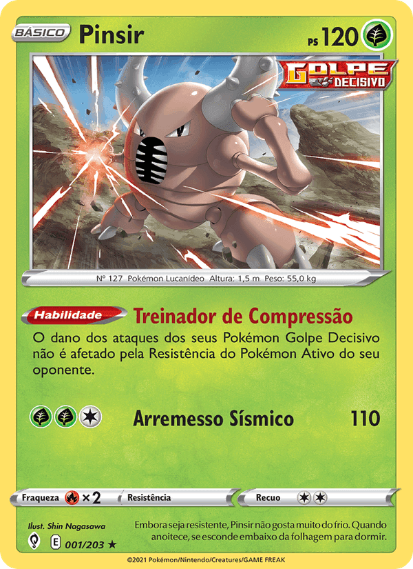Pinsir, carta 1 de Céus em Evolução