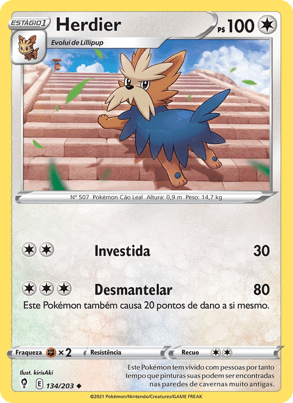 Herdier, carta 134 de Céus em Evolução