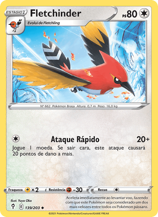 Fletchinder, carta 139 de Céus em Evolução