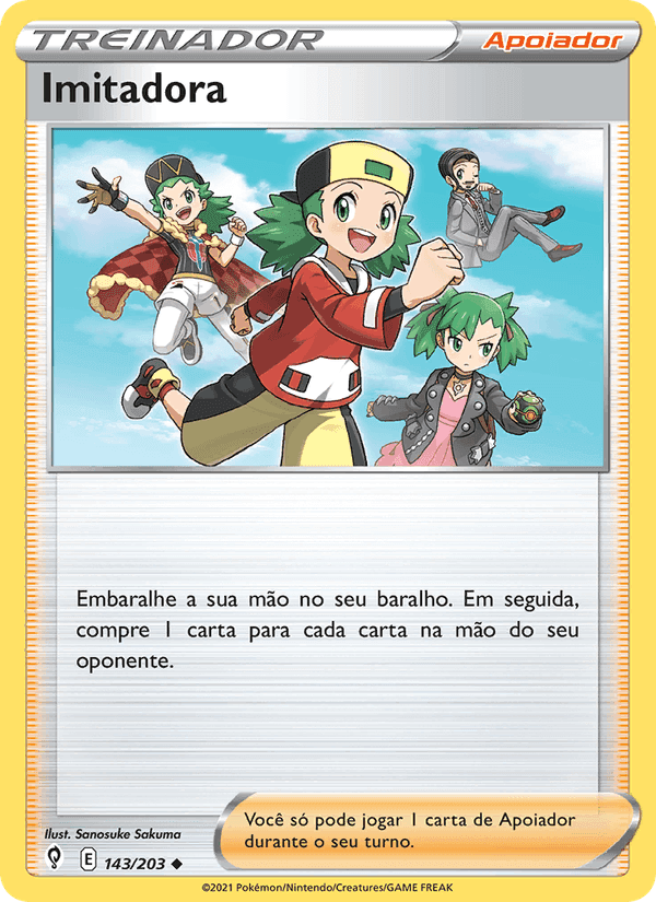Imitadora, carta 143 de Céus em Evolução