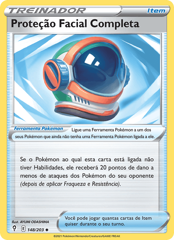 Proteção Facial Completa, card 148 from Céus em Evolução