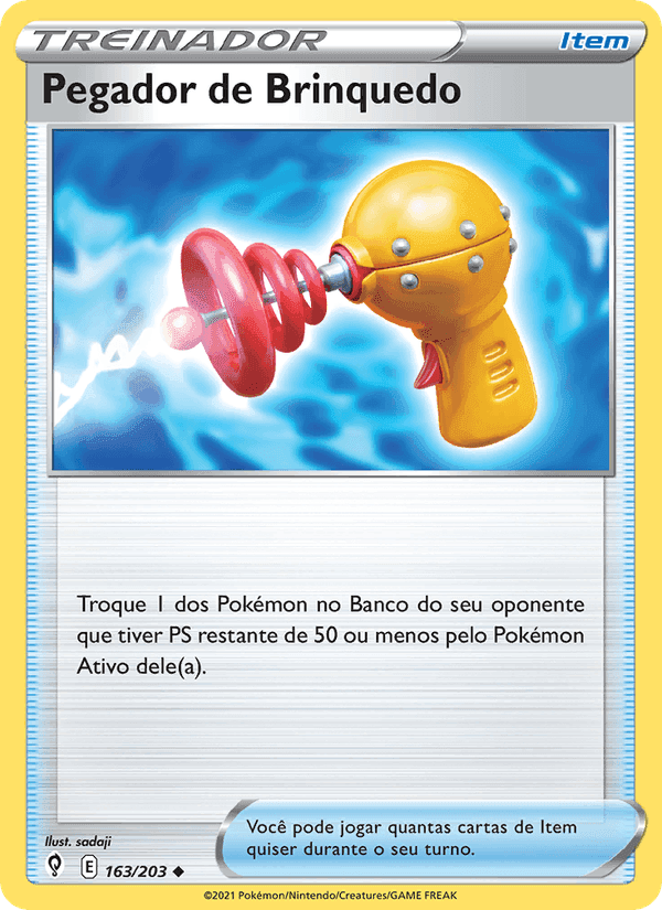 Pegador de Brinquedo, carta 163 de Céus em Evolução