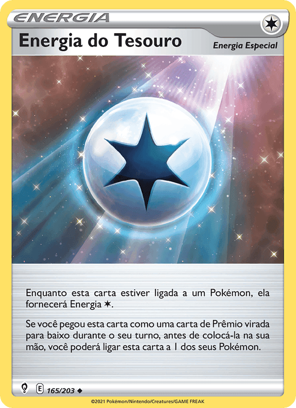 Energia do Tesouro, carta 165 de Céus em Evolução