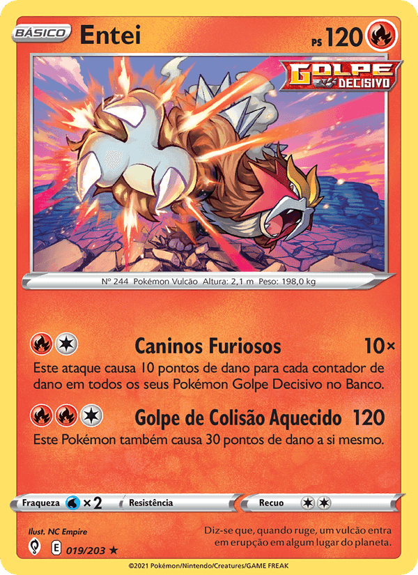 Céus em Evolução の 19 番、Entei
