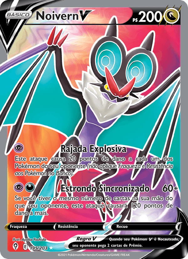 Noivern V, carta 195 de Céus em Evolução