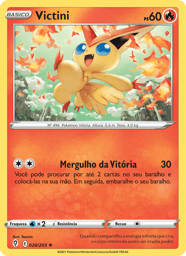 Victini, card 20 from Céus em Evolução
