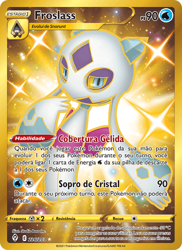 Froslass, carte 226 de Céus em Evolução