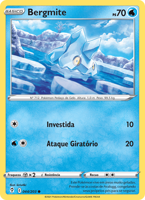 Bergmite, card 44 from Céus em Evolução