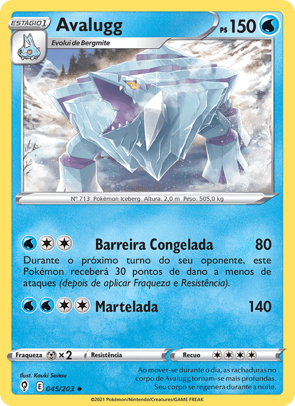 Avalugg, carte 45 de Céus em Evolução