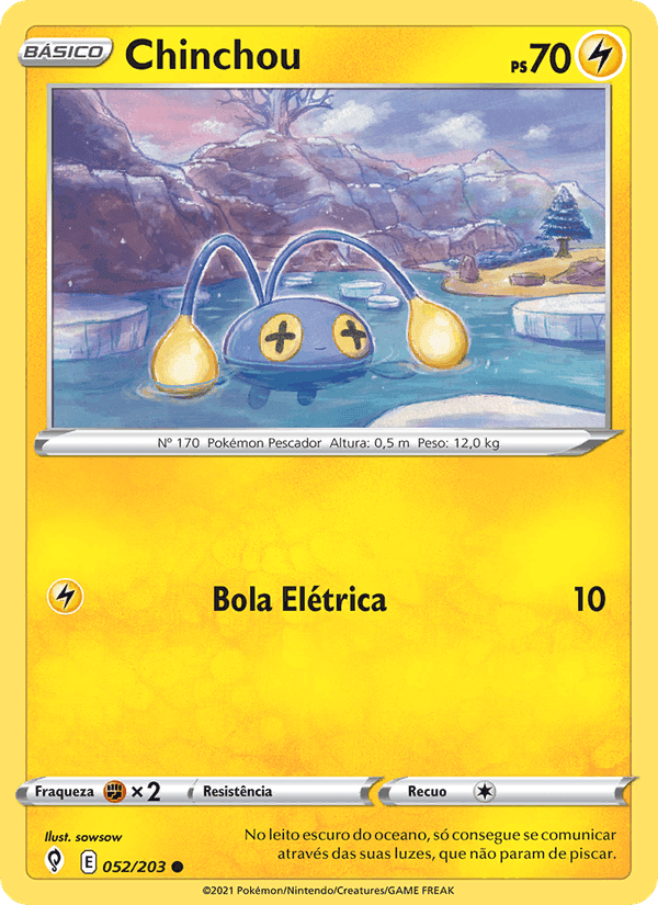 Chinchou, carte 52 de Céus em Evolução