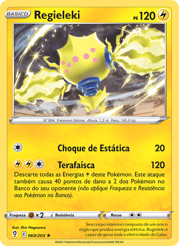 Regieleki, carta 60 de Céus em Evolução