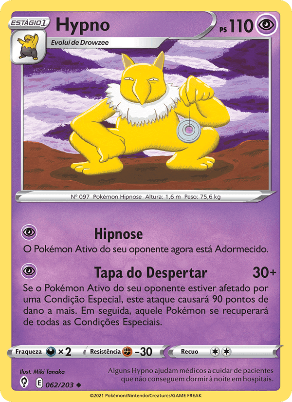 Hypno, card 62 from Céus em Evolução