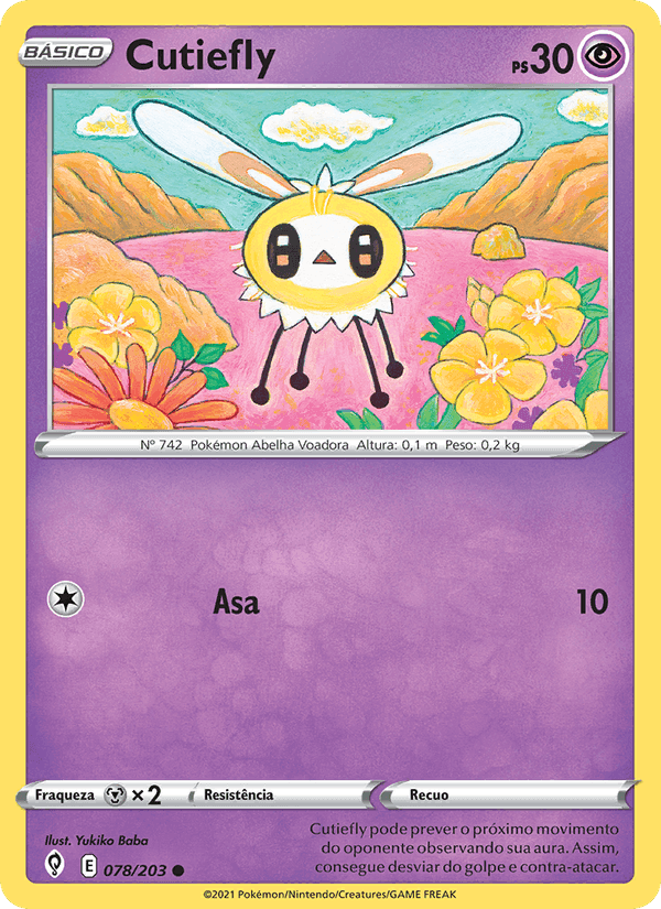 Cutiefly, carta 78 de Céus em Evolução