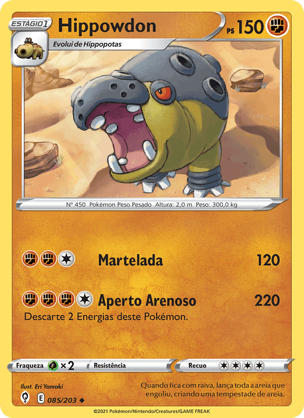 Hippowdon, carta 85 de Céus em Evolução