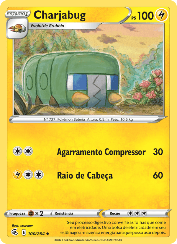 Charjabug, card 100 from Golpe Fusão