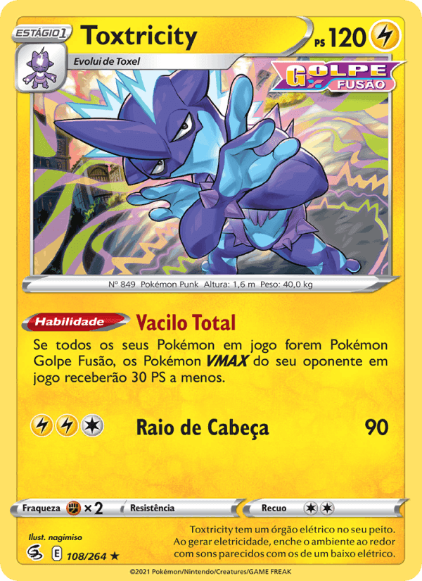 Toxtricity, card 108 from Golpe Fusão