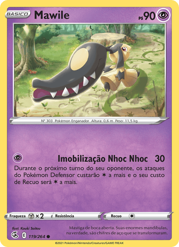 Mawile, carta 119 de Golpe Fusão