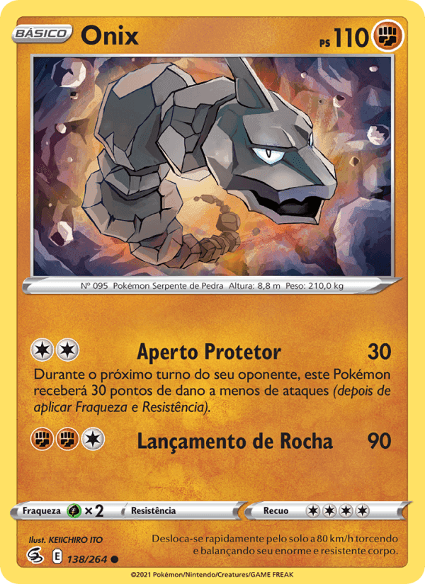 Onix, carta 138 de Golpe Fusão