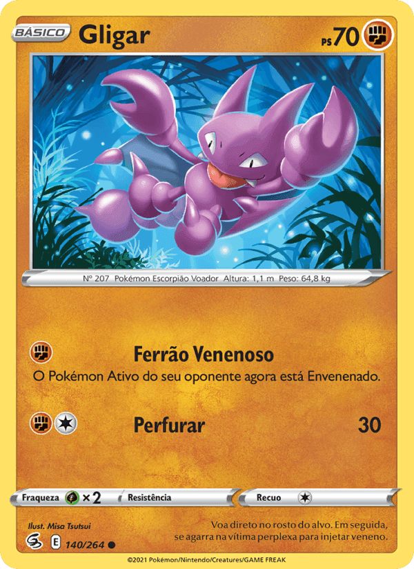 Gligar, carta 140 de Golpe Fusão