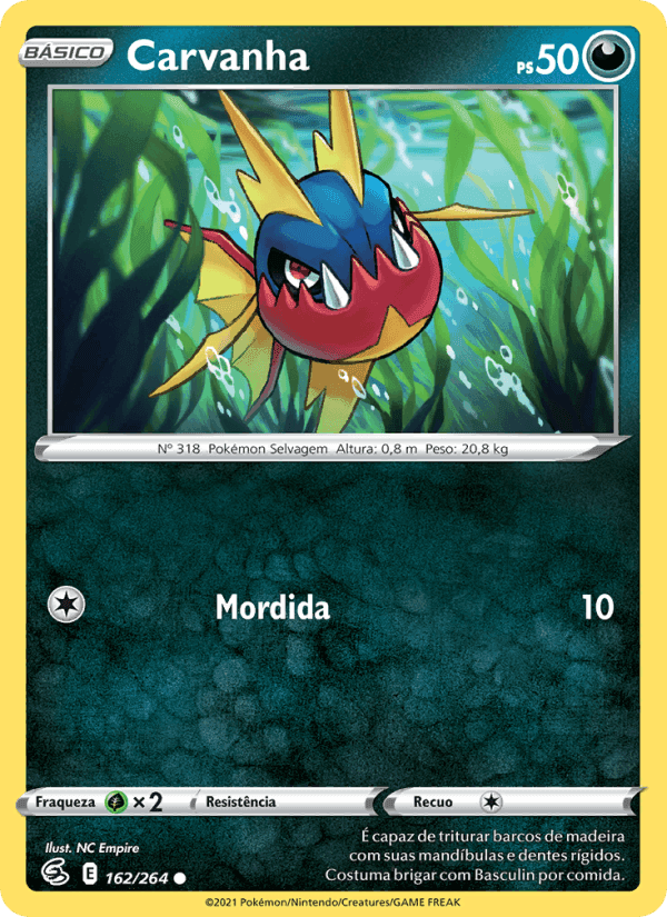 Carvanha, card 162 from Golpe Fusão