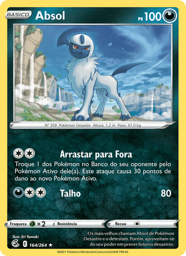 Absol, carte 164 de Golpe Fusão