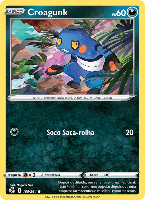 Golpe Fusão の 165 番、Croagunk