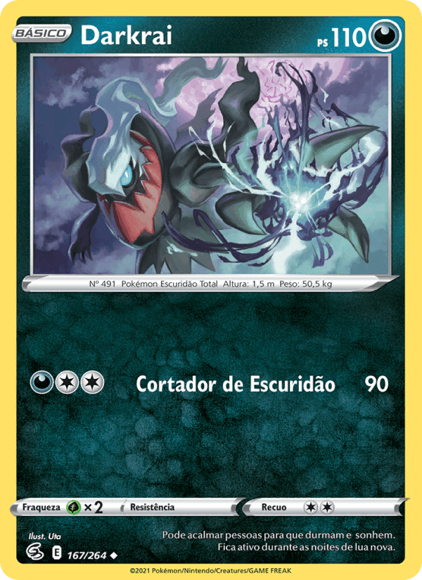 Darkrai, carta 167 de Golpe Fusão