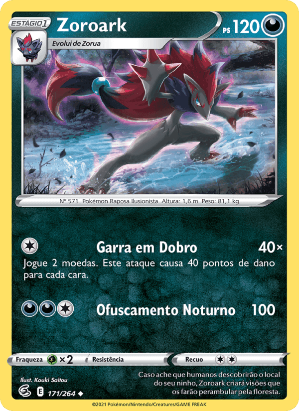 Zoroark, carta 171 de Golpe Fusão