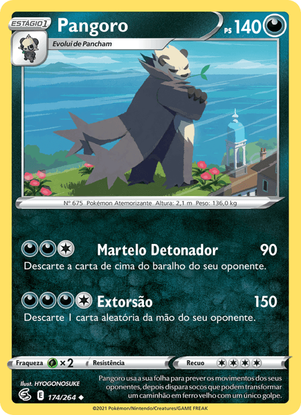 Pangoro, carta 174 de Golpe Fusão