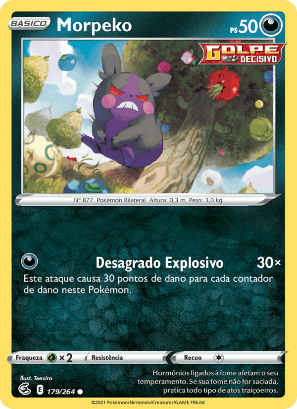 Morpeko, carta 179 de Golpe Fusão
