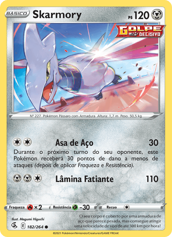 Skarmory, carte 182 de Golpe Fusão