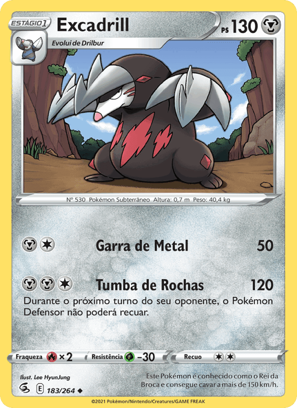 Excadrill, card 183 from Golpe Fusão