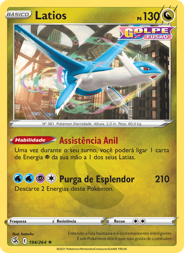 Latios, carta 194 de Golpe Fusão