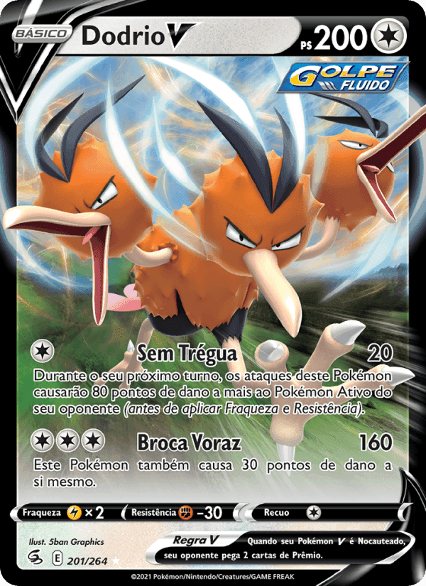 Dodrio V, card 201 from Golpe Fusão