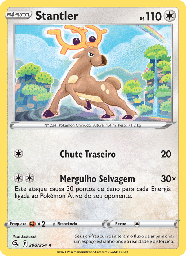 Stantler, carta 208 de Golpe Fusão