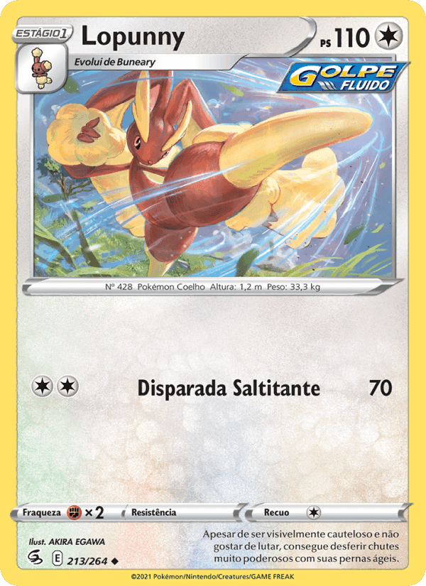 Lopunny, carta 213 de Golpe Fusão