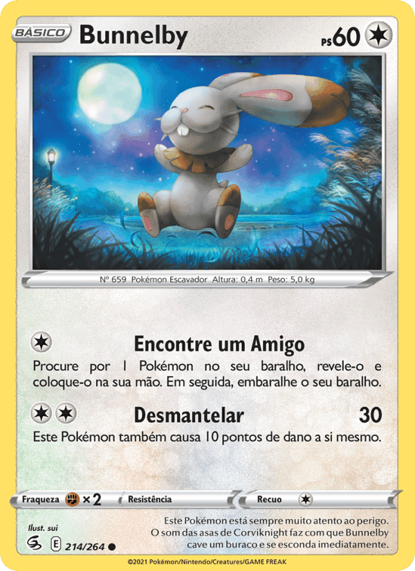 Bunnelby, carta 214 de Golpe Fusão