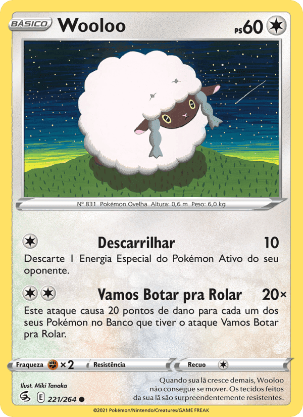 Wooloo, carta 221 de Golpe Fusão
