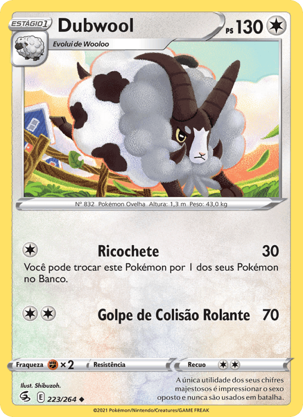 Dubwool, carta 223 de Golpe Fusão
