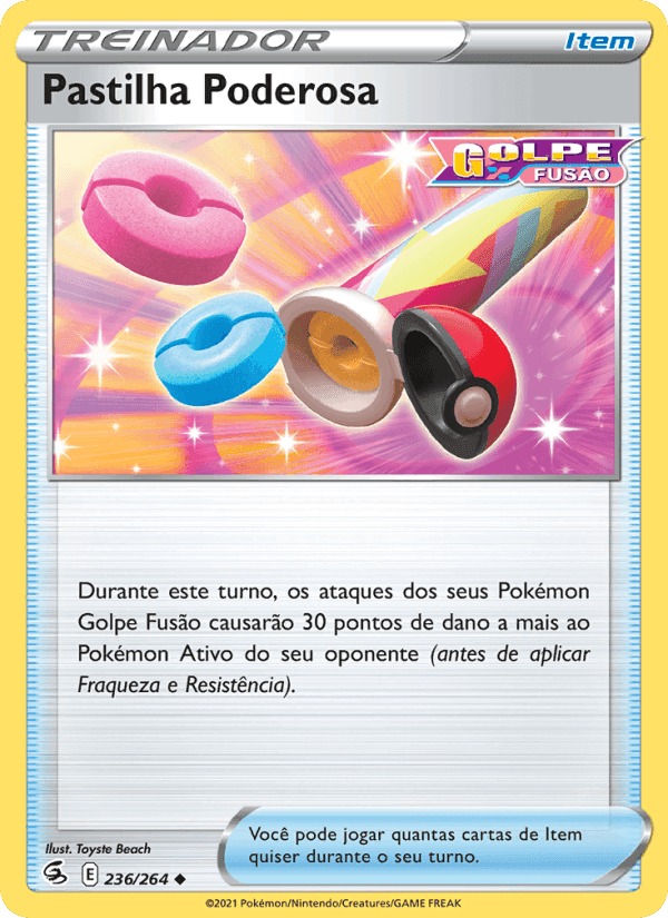 Pastilha Poderosa, card 236 from Golpe Fusão