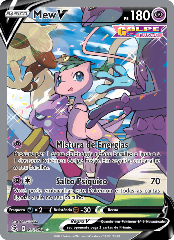 Mew V, card 251 from Golpe Fusão