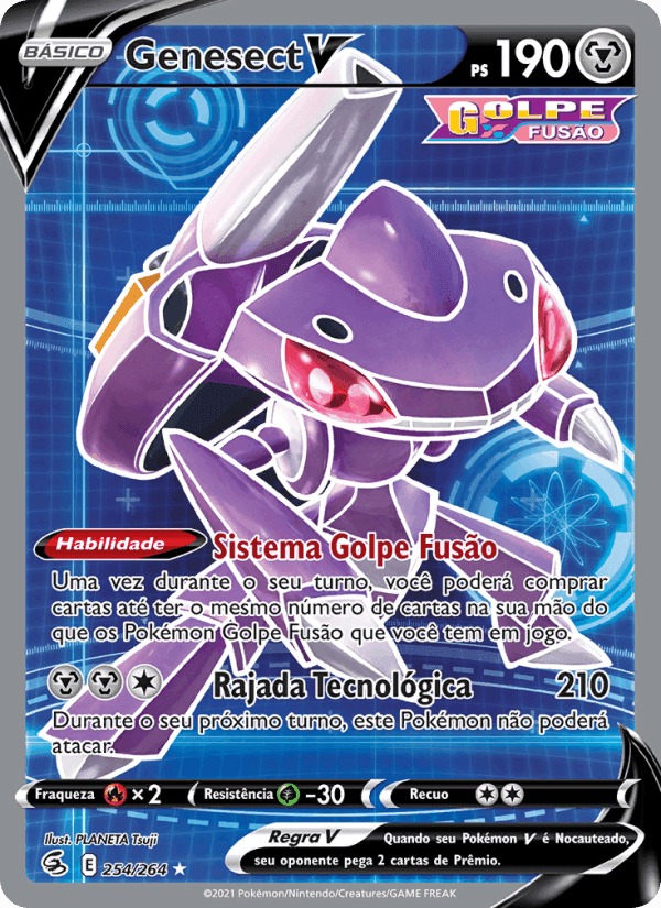 Genesect V, carta 254 de Golpe Fusão