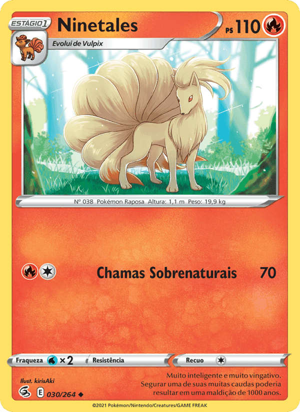 Ninetales, carta 30 di Golpe Fusão