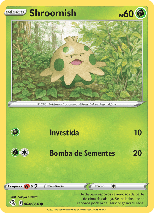 Shroomish, carta 4 de Golpe Fusão