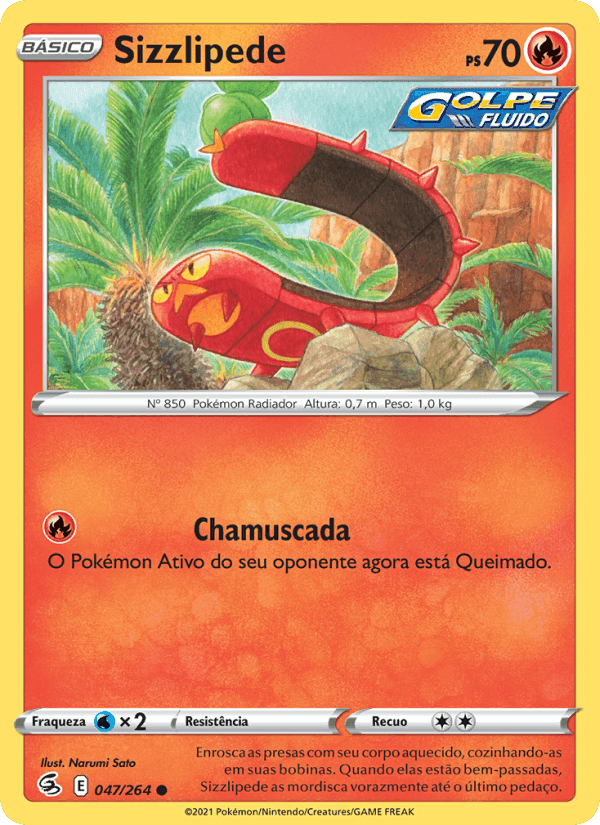 Sizzlipede, carta 47 de Golpe Fusão