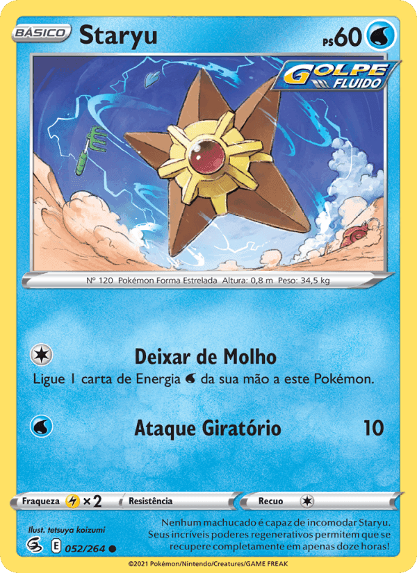 Staryu, carta 52 de Golpe Fusão
