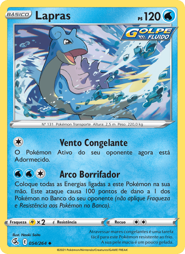 Lapras, carta 54 di Golpe Fusão